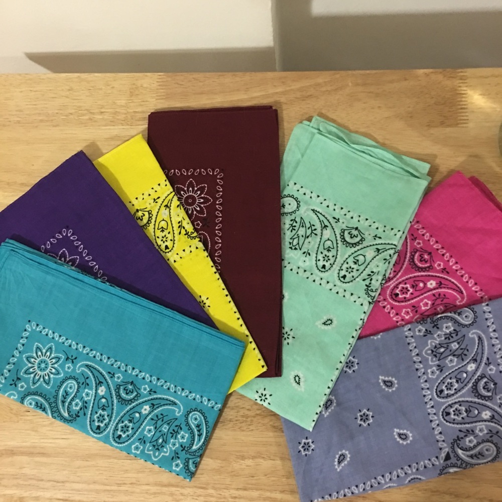 SOLD. Square scarf/ headband - Unisex